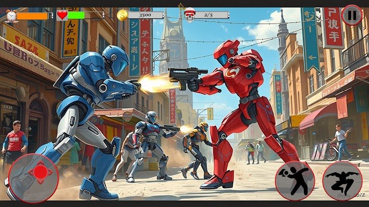 Spider Robot Fighting Hero screenshot