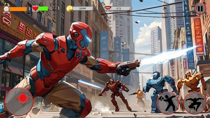 Spider Robot Fighting Hero screenshot