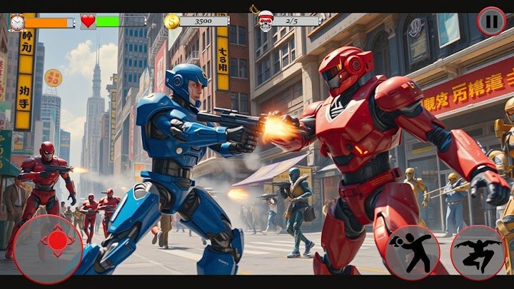 Spider Robot Fighting Hero screenshot