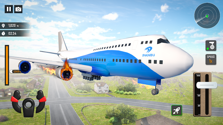 Airplane Simulator 3d Games screenshot