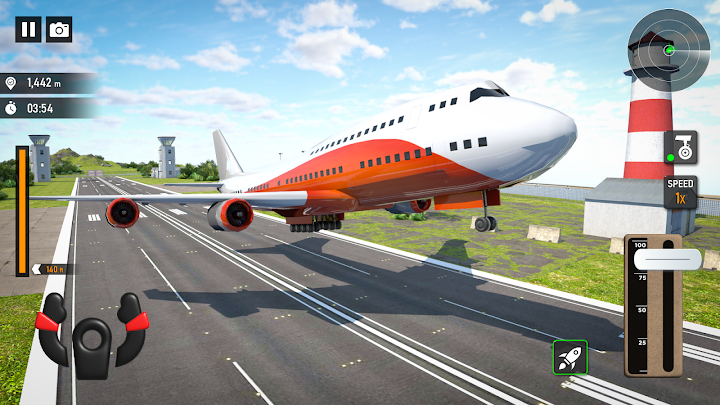 Airplane Simulator 3d Games screenshot