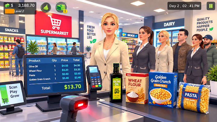 Supermarket Simulator Games 3D screenshot