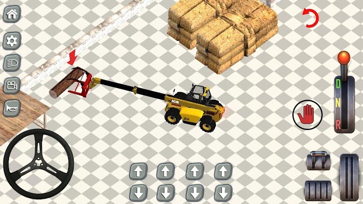 Construction vehicle simulator screenshot