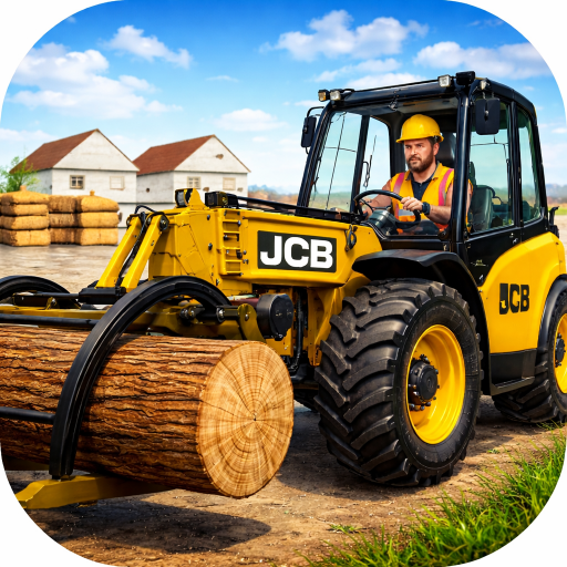 Construction vehicle simulator icon