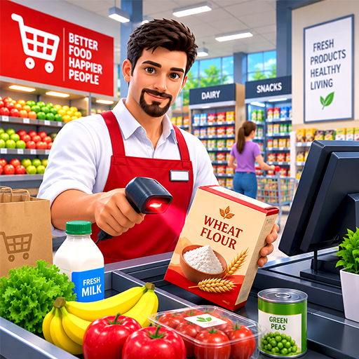 Supermarket Simulator Games 3D icon