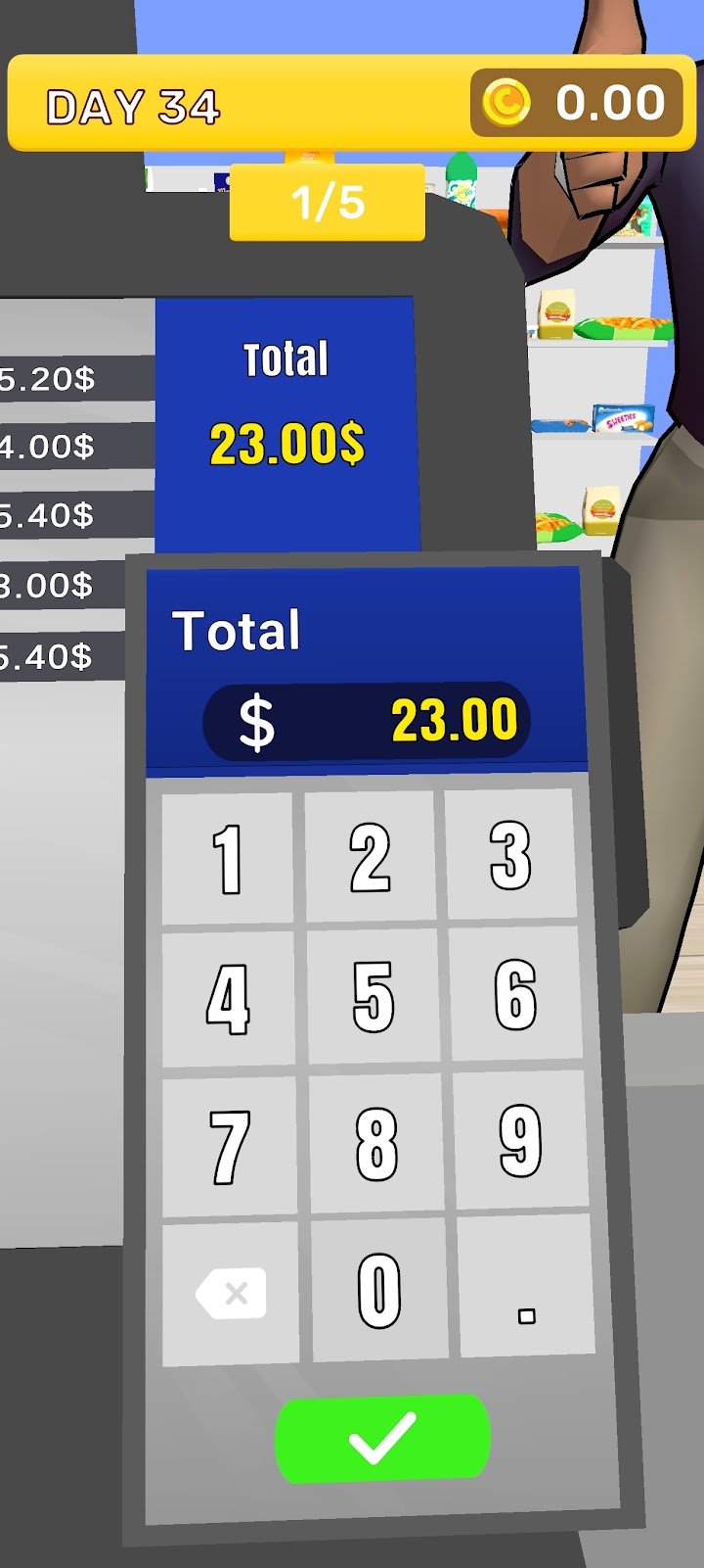 Market Cashier Simulator 3D screenshot