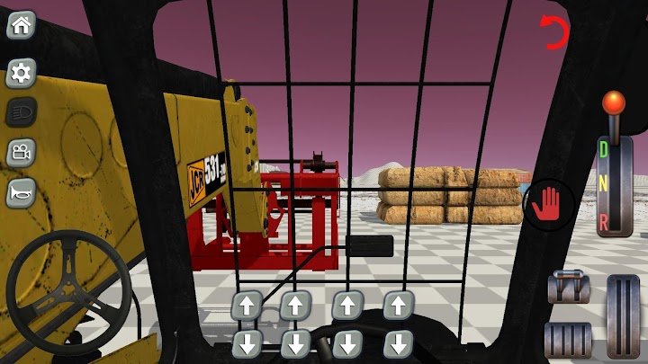 Construction vehicle simulator screenshot