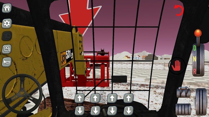 Construction vehicle simulator screenshot