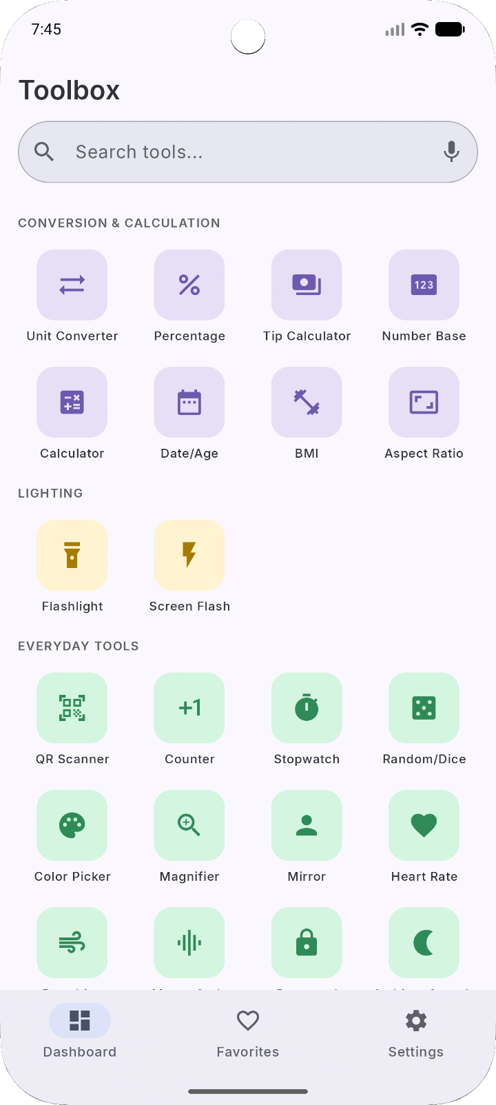 Toolbox - Everyday Utilities screenshot