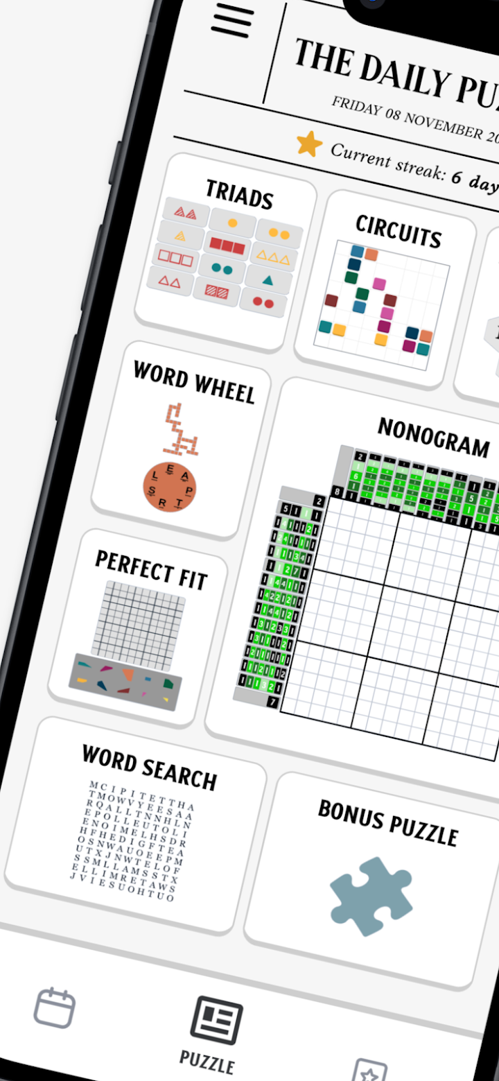 The Daily Puzzle screenshot