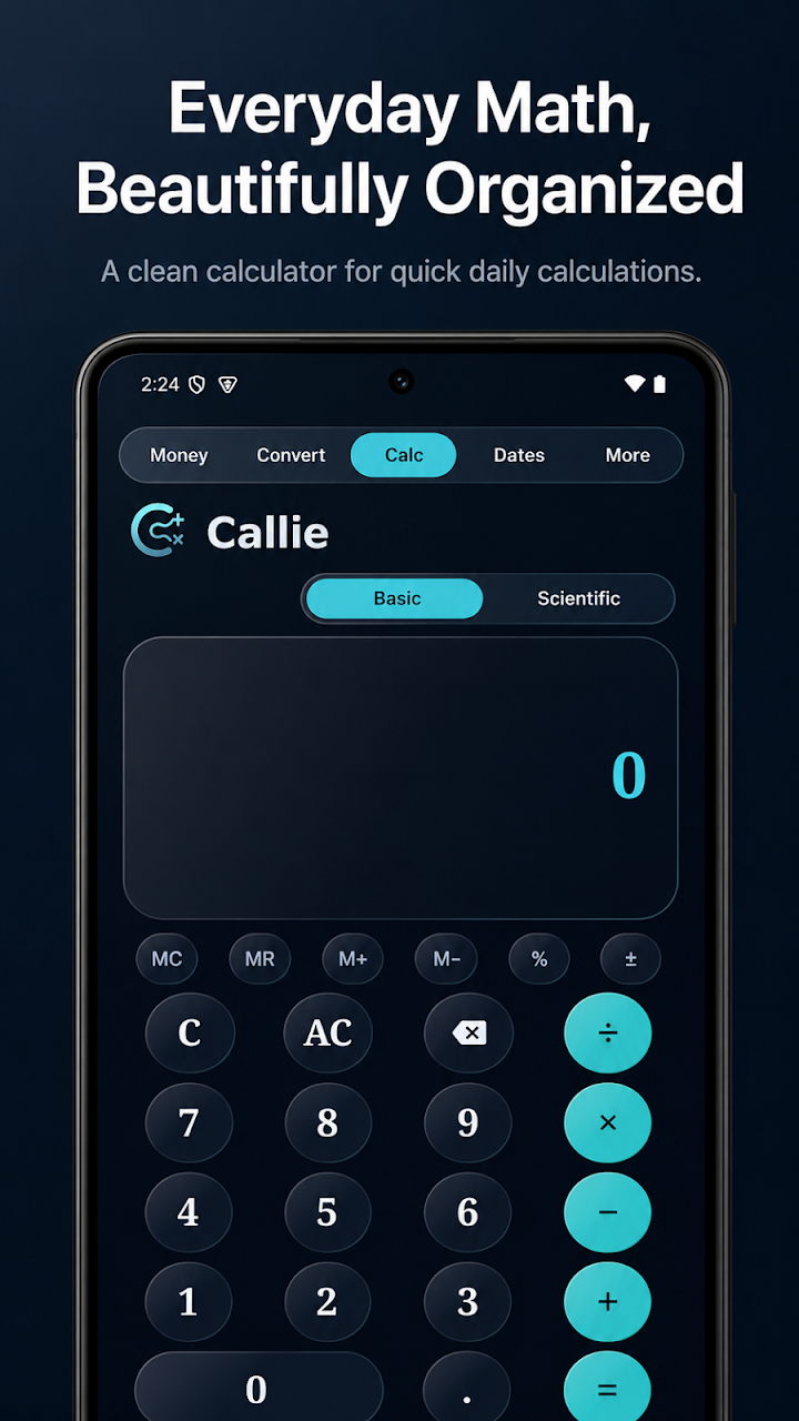 Callie – All-in-One Calculator screenshot