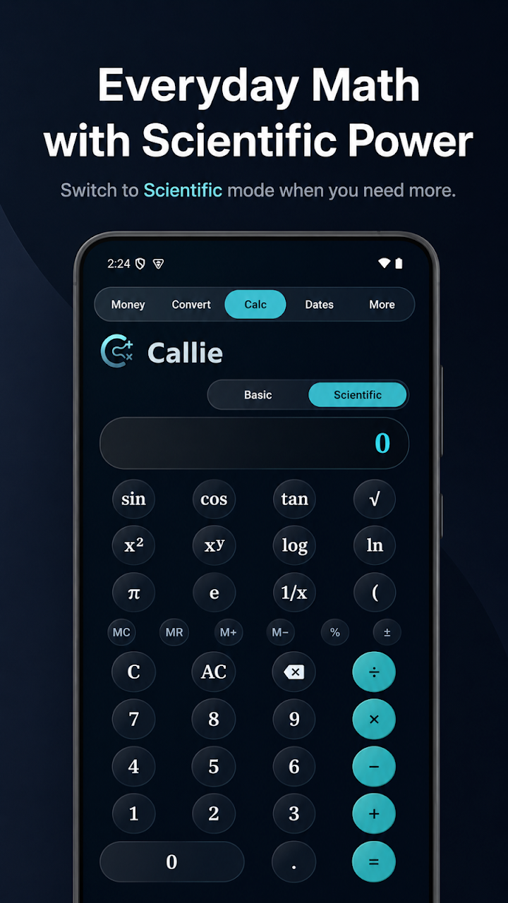 Callie – All-in-One Calculator screenshot