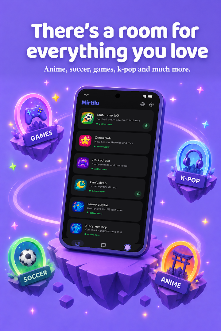 Mirtilu: Communities & Chats screenshot