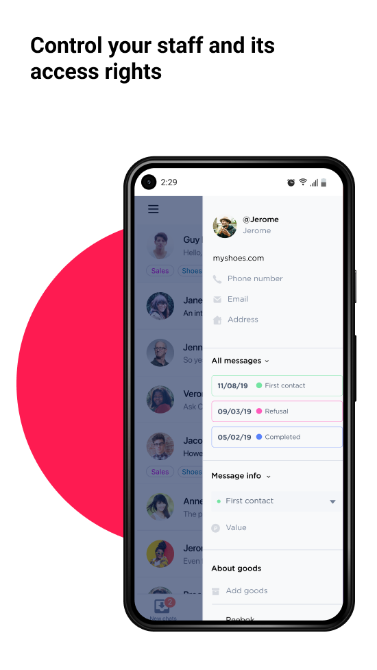 Umnico - Messaging platform screenshot
